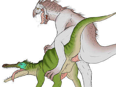 Dino Sex
art by alexdiren
Keywords: dinosaur;theropod;baryonyx;allosaurus;male;feral;M/M;penis;anal;from_behind;alexdiren