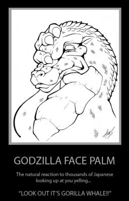Godzilla Facepalm
art by alexspastic
Keywords: godzilla;gojira;anthro;humor;alexspastic