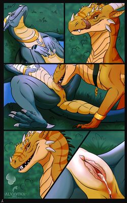 Delicious Moments 1
art by alvaviva
Keywords: comic;dragon;dragoness;male;female;feral;M/F;penis;vagina;oral;closeup;spooge;alvaviva