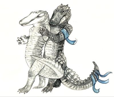 Alligator Tango
art by amagire
Keywords: crocodilian;alligator;male;female;feral;M/F;romance;non-adult;amagire
