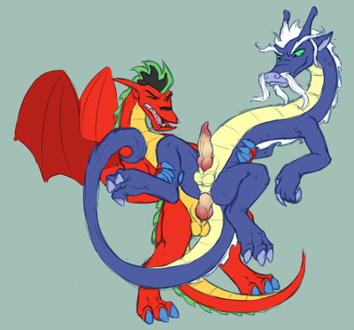 Jake Long and Lao Shi
art by CobaltSynapse
Keywords: cartoon;american_dragon;eastern_dragon;dragon;jake_long;lao_shi;male;anthro;M/M;penis;cowgirl;anal;CobaltSynapse