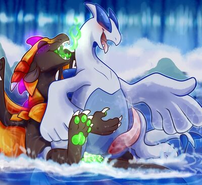 Braisewolf and Lugia
art by amy-past
Keywords: anime;pokemon;avian;bird;dragon;lugia;male;feral;anthro;M/M;penis;reverse_cowgirl;anal;spooge;amy-past