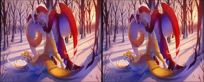 Stereoscopic Mating
art by amyth
Keywords: dragon;dragoness;male;female;feral;M/F;penis;from_behind;spooge;3D;amyth