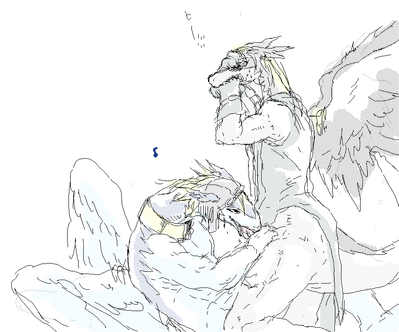 Ranshin and Shiron 1
unknown artist
Keywords: anime;legendz;dragon;ranshin;shiron;male;anthro;M/M;penis;oral