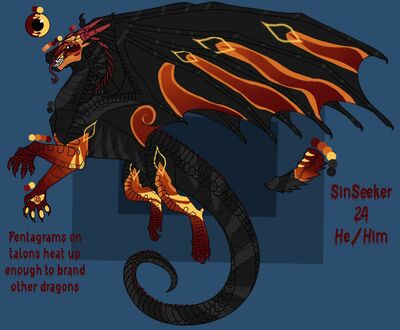 Sinseeker (Wings_of_Fire)
unknown creator
Keywords: wings_of_fire;nightwing;hybrid;male;feral;solo;penis;reference