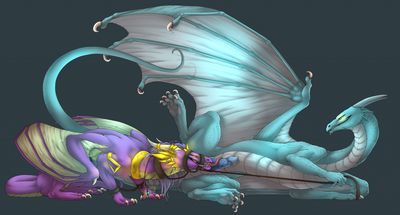 Dragon Games
art by anora_drakon
Keywords: dragon;male;feral;M/M;bondage;penis;oral;anora_drakon