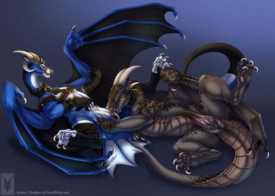 Dragon Sex
art by anora_drakon
Keywords: dragon;dragoness;male;female;feral;M/F;penis;vagina;oral;vaginal_penetration;anora_drakon