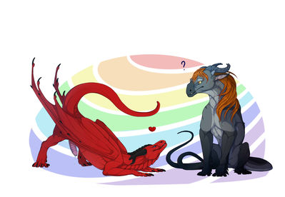 Shall We?
art by anora_drakon
Keywords: dragon;feral;male;M/M;penis;suggestive;anora_drakon