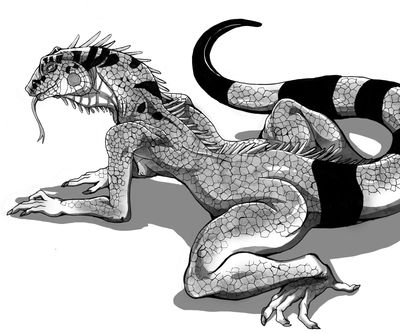 Anthro Female Iguana
art by shebeast
Keywords: lizard;iguana;female;anthro;breasts;solo;shebeast