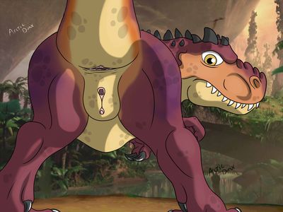 Momma Rex
art by arcticdunx
Keywords: cartoon;ice_age;dinosaur;theropod;tyrannosaurus_rex;trex;momma_rex;female;anthro;solo;vagina;arcticdunx