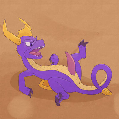 Spyro
art by argon_vile
Keywords: videogame;spyro_the_dragon;dragon;spyro;male;anthro;solo;penis;argon_vile