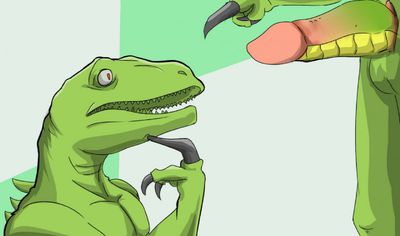 Philosoraptor
art by ariffrazalin
Keywords: dinosaur;theropod;raptor;philosoraptor;anthro;male;M/M;penis;oral;suggestive;nx-3000