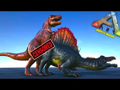 Ark Rex and Spinosaur
unknown creator
Keywords: videogame;ark_survival_evolved;dinosaur;theropod;tyrannosaurus_rex;trex;spinosaurus;male;female;feral;M/F;from_behind;humor;fresonis