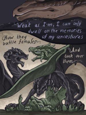 Dragon Joys 18
art by artemiusthehuman
Keywords: comic;dragon;dragoness;male;female;feral;M/F;penis;missionary;vaginal_penetration;artemiusthehuman