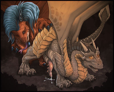 Arty and Draco
art by artonis
Keywords: dragonheart;draco;dragon;feral;male;M/M;penis;oral;spooge;artonis