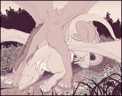 Drakes Having Sex
art by artonis
Keywords: dragon;male;feral;M/M;from_behind;anal;artonis