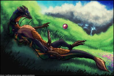 Nickyvixx
art by artonis
Keywords: eastern_dragon;dragon;male;feral;solo;penis;spooge;artonis