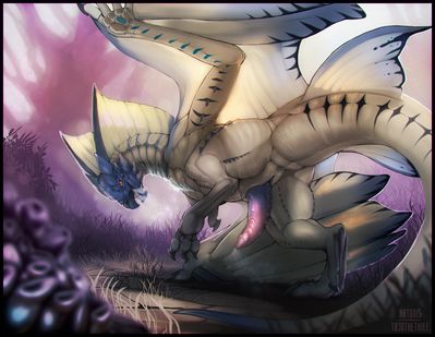 Legiana
art by artonis and tojo-the-thief
Keywords: videogame;monster_hunter;dragon;wyvern;legiana;male;feral;solo;penis;spooge;artonis;tojo-the-thief