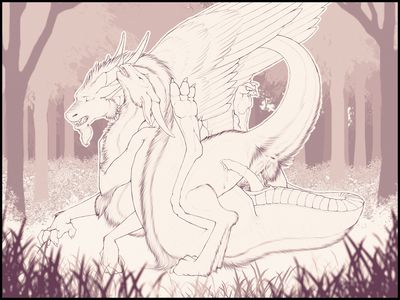 Whiro Bred
art by artonis
Keywords: eastern_dragon;dragon;dragoness;male;female;feral;M/F;penis;hemipenis;from_behind;vaginal_penetration;spooge;artonis