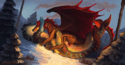 Dawn
art by astraceta
Keywords: dragon;dragoness;male;female;feral;M/F;penis;missionary;vaginal_penetration;spooge;astraceta