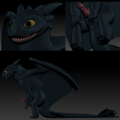 Night Fury Model 2
art by athus
Keywords: how_to_train_your_dragon;httyd;night_fury;toothless;dragon;feral;male;solo;penis;cgi;athus