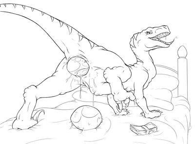 Raptor Egg 2
art by athus
Keywords: dinosaur;theropod;raptor;deinonychus;female;feral;solo;egg;oviposition;spooge;cloaca;athus