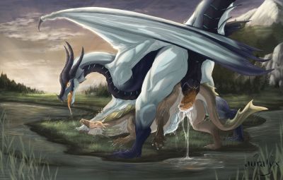 Mountain Meeting
art by auralyx
Keywords: dragon;dragoness;wyvern;male;female;feral;M/F;penis;from_behind;vaginal_penetration;spooge;auralyx
