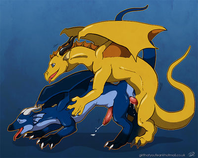 Dragons Having Sex
art by azusis
Keywords: dragon;feral;male;M/M;penis;anal;from_behind;spooge;azusis