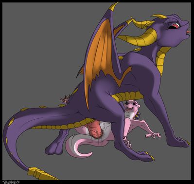 Spyro and Koobi
art by backlash91
Keywords: videogame;spyro_the_dragon;dragon;furry;mustelid;otter;spyro;koobi;male;anthro;M/M;penis;missionary;anal;backlash91