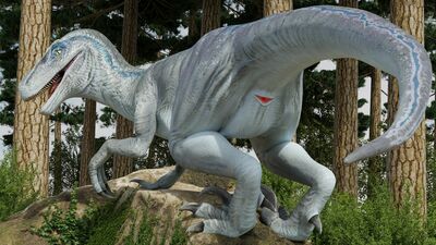 Blue Presenting
art by barlu
Keywords: jurassic_world;dinosaur;theropod;raptor;deinonychus;blue;female;feral;solo;presenting;cloaca;cgi;barlu