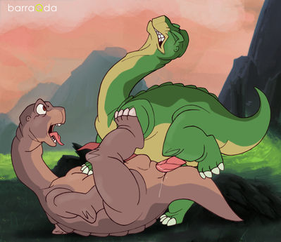 Half-Brother Trust (color)
art by barraqda
Keywords: cartoon;land_before_time;lbt;dinosaur;sauropod;apatosaurus;littlefoot;shorty;male;anthro;M/M;penis;missionary;anal;incest;spooge;barraqda