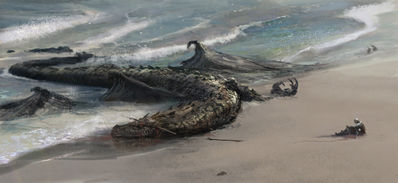 Beached
unknown artist
Keywords: dragon;feral;human;male;man;knight;solo;beach;non-adult