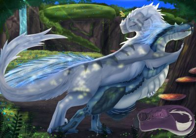 Bel and Tobi_Kadachi
art by black_alterian_nightcrawler
Keywords: videogame;monster_hunter;dragon;dragoness;felkin;tobi_kadachi;male;female;feral;M/F;penis;from_behind;vaginal_penetration;internal;ejaculation;spooge;black_alterian_nightcrawler