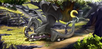 Forest Loving
art by blackaures
Keywords: eastern_dragon;dragon;dragoness;male;female;feral;M/F;penis;missionary;vaginal_penetration;blackaures