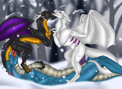 Winter Fun
art by blackbatwolf
Keywords: dragon;dragoness;male;female;feral;M/F;M/M;threeway;penis;hemipenis;oral;cowgirl;blackbatwolf