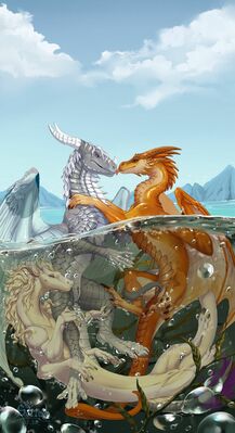 Trio
art by blacksundi
Keywords: dragoness;taur;female;feral;lesbian;threeway;vagina;tailplay,masturbation;blacksundi