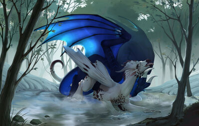 Winter Breeding
art by blacksundi
Keywords: dragon;dragoness;male;female;feral;M/F;from_behind;suggestive;blacksundi