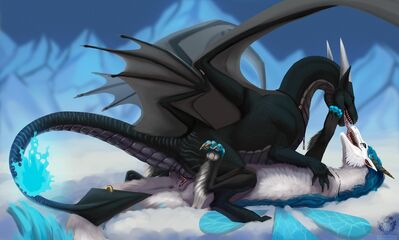 Angelfonds and Apocrypha
art by bl_darksoul
Keywords: dragoness;female;feral;lesbian;vagina;missionary;suggestive;bl_darksoul