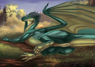 Capitala
art by bl_darksoul
Keywords: dragoness;female;feral;solo;vagina;presenting;bl_darksoul