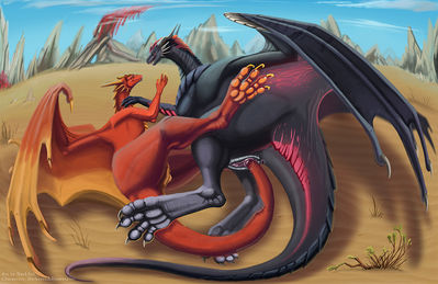 Dragoness Tailplay
art by bl_darksoul
Keywords: dragoness;female;feral;lesbian;vagina;tailplay;masturbation;vaginal_penetration;spooge;bl_darksoul