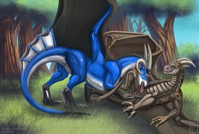 Dragon Sex
art by bl_darksoul
Keywords: dragon;dragoness;male;female;feral;M/F;penis;vagina;69;oral;bl_darksoul