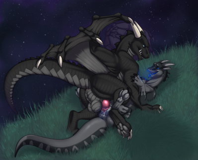 Dragon Date
art by blithedragon
Keywords: dragon;dragoness;male;female;feral;M/F;penis;missionary;vaginal_penetration;spooge;blithedragon
