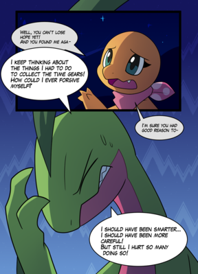 For A Better Future 4
art by blitzdrachin
Keywords: comic;anime;pokemon;dragoness;lizard;charmander;grovyle;male;female;anthro;non-adult;blitzdrachin