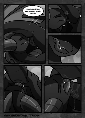 A Friend In Need 17
art by blitzdrachin
Keywords: comic;videogame;spyro_the_dragon;dragon;dragoness;spyro;cynder;male;female;anthro;M/F;oral;69;anal;rimjob;closeup;spooge;blitzdrachin