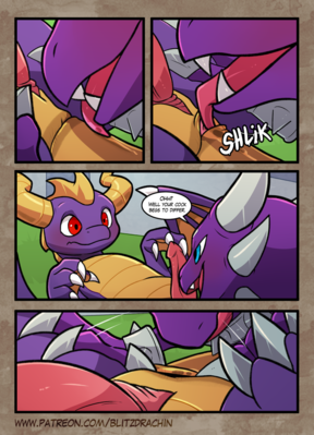 A Friend In Need, page 3
art by blitzdrachin
Keywords: comic;videogame;spyro_the_dragon;cynder;spyro;dragon;dragoness;male;female;anthro;M/F;penis;oral;anal;rimjob;closeup;blitzdrachin