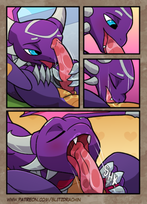 A Friend In Need, page 9
art by blitzdrachin
Keywords: comic;videogame;spyro_the_dragon;cynder;spyro;dragon;dragoness;male;female;anthro;M/F;penis;69;oral;masturbation;closeup;spooge;blitzdrachin