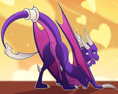 Cynder Presenting
art by blitzdrachin
Keywords: videogame;spyro_the_dragon;dragoness;cynder;female;anthro;solo;vagina;presenting;blitzdrachin