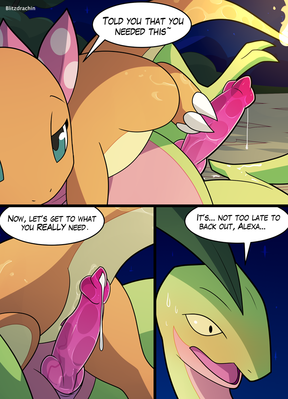 For A Better Future 10
art by blitzdrachin
Keywords: comic;anime;pokemon;dragon;dragoness;charmander;grovyle;male;female;anthro;M/F;penis;vagina;cowgirl;footjob;masturbation;spooge;blitzdrachin