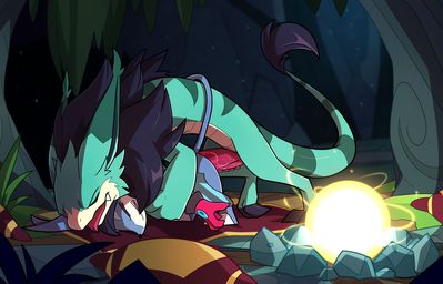 Lamneus and Yori
art by blitzdrachin
Keywords: dragon;furry;bat;male;female;anthro;M/F;penis;from_behind;spooge;blitzdrachin