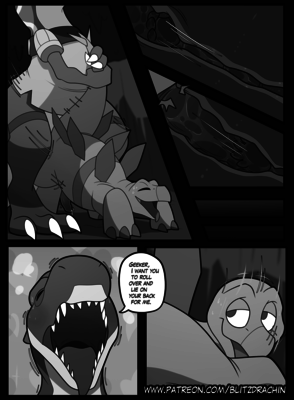 Project Geeker Comic 20
art by blitzdrachin
Keywords: comic;cartoon;project_geeker;dinosaur;ankylosaurus;theropod;tyrannosaurus_rex;trex;noah;geeker;male;anthro;M/M;penis;from_behind;anal;internal;spooge;blitzdrachin